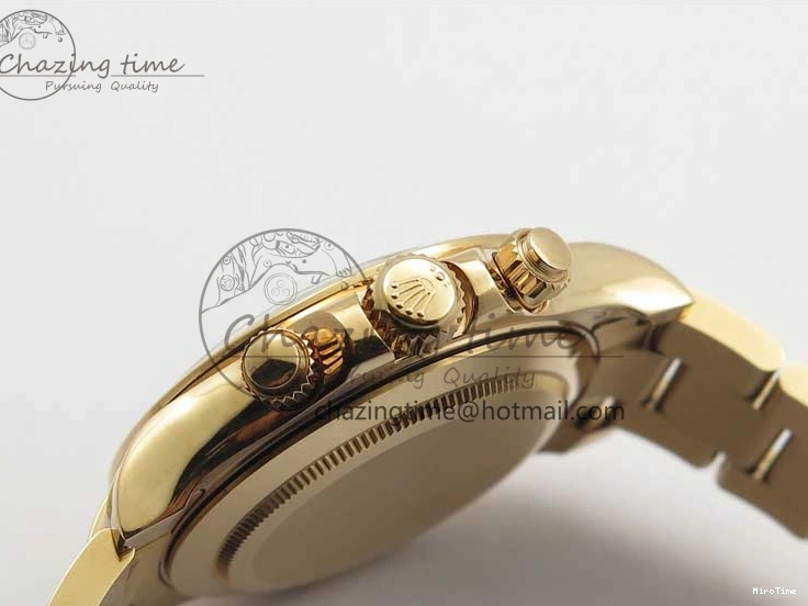 MiroTime 0421 Daytona 116508 RG Noob 1:1 Best Edition 904L SS Case and Bracelet RG Dial Numbers SA Comfortable 2704